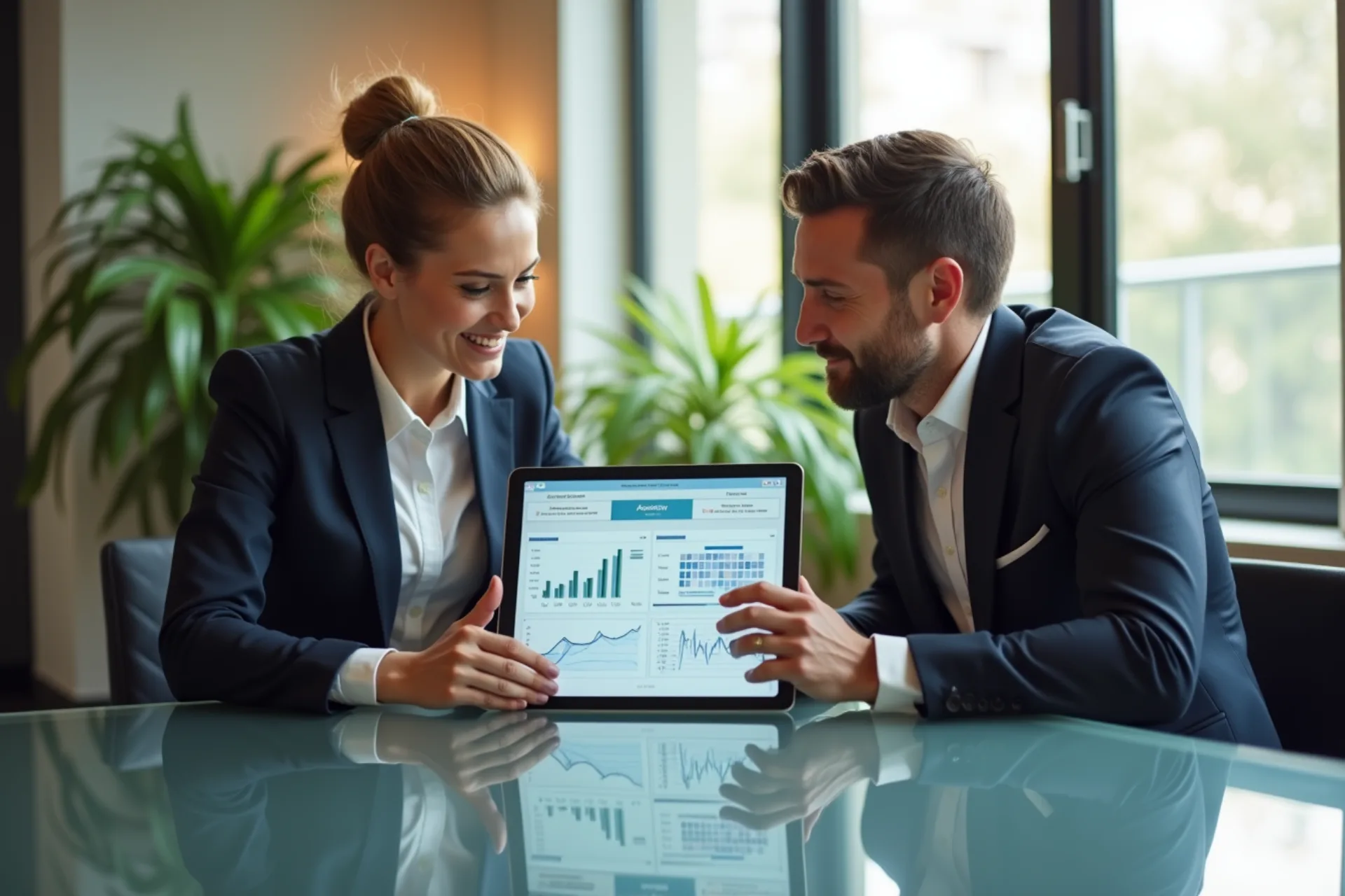 KI-Beratung und Strategieentwicklung – Team arbeitet gemeinsam an digitaler Transformation