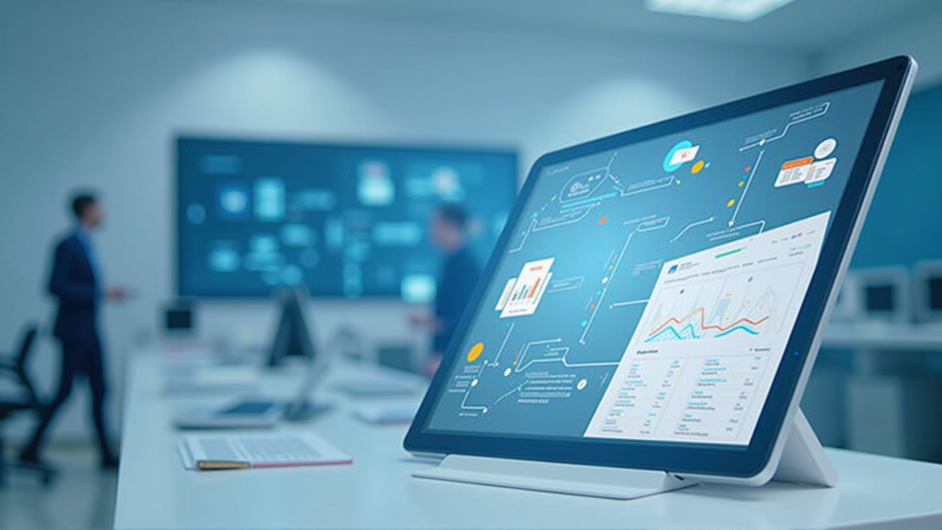 Business-Office: Datensynchronisierung und Workflow-Automatisierung mit modernem Equipment