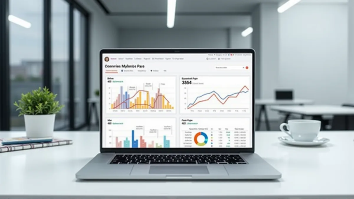 Business-Dashboard mit KI-gestützter Datenanalyse
